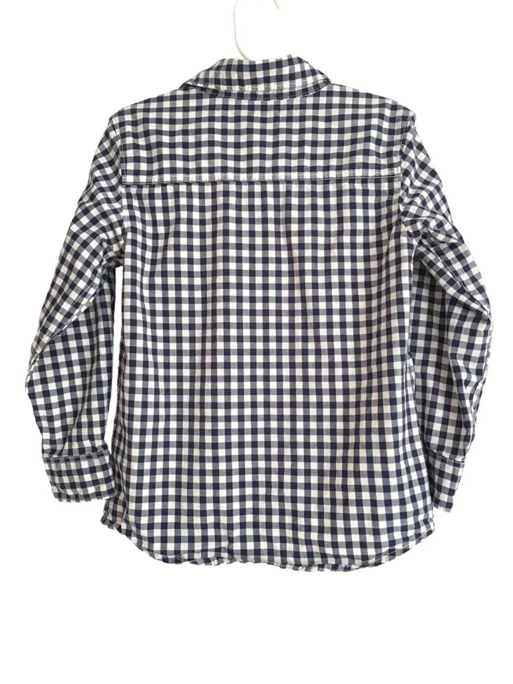 Carters Boy's Blue & White Long sleeve Shirt Size 6